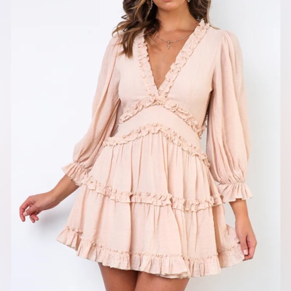Princess Polly Pink Ruffled Mini Dress | 8
